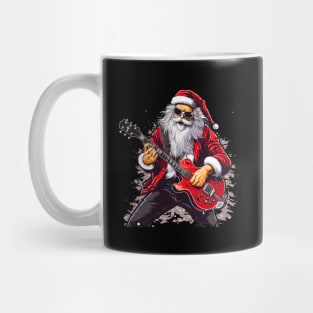 Guitar Santa Mug